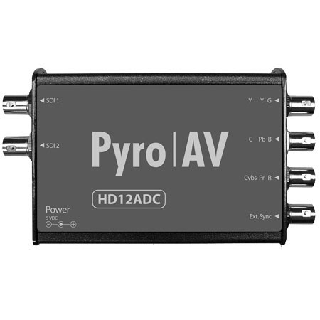 Pyro AV Multi-Rate 12 bit Analog Video to HD/SD-SDI