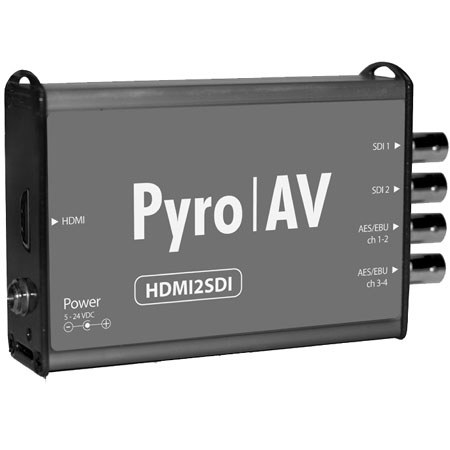 Pyro AV PVC950 HDMI to SDI Converter w/Embedded Audio