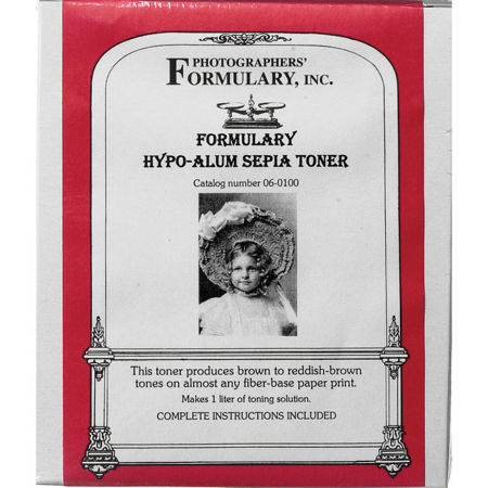 Photographers' Formulary Hypo-Alum Sepia Toner, Makes 1Lt Solution