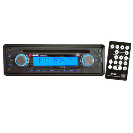 Pyle PLMRKIT106 AM/FM In-Dash Marine CD Player, Black