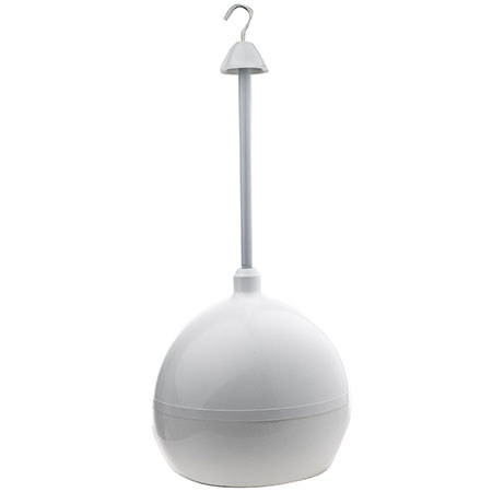 Pyle PBS80 6.5" 100W Hanging Ball Pendant Ceiling Speaker, White, Pair