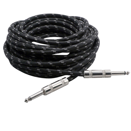 Pyle PCBL1F25 Premium Quality 25ft 1/4" to 1/4" Guitar/Amp/Instrument Cable
