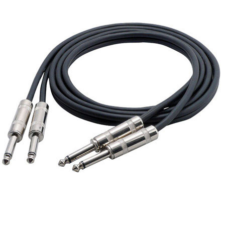 Pyle PCBL2F6 6ft Dual 1/4" Male to 1/4" Male Jack Audio Cable
