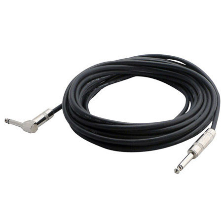 Pyle PCBL4F25 25ft 12 Gauge 1/4" Male to Right Angle 1/4" Male Phono Cable
