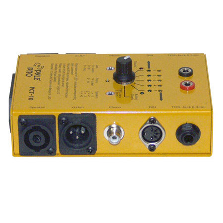 Pyle PCT10 8 Plug Pro Audio Cable Tester