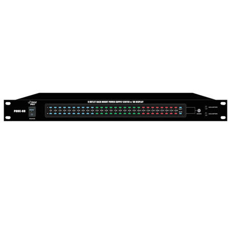 Pyle PDBC60 8 Outlet Power Supply Center with DB Display