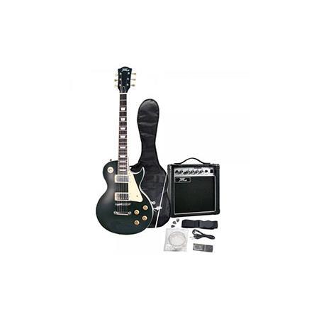 Pyle PGEKT45 Professional 42" Les Paul "Style" Electric Guitar Package, Black
