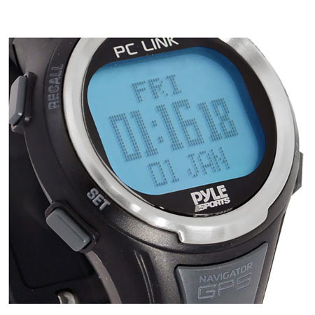 Pyle PGSPW1 GPS Heart Rate Monitor Digital Sports Watch