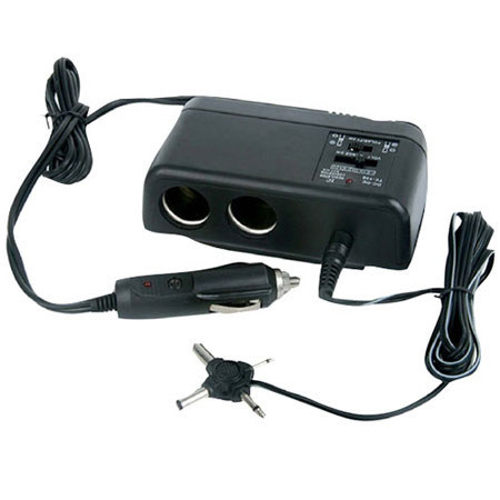 Pyle PL12V2AC Plug In Car 1-2 Cigarette Lighter Multiplier / AC Volt Transformer