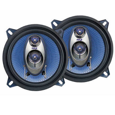 Pyle PL53BL 5.25" 200 Watts Three-Way Speakers, Pair