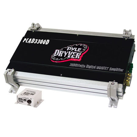 Pyle PLAD3300D Dryver 3600 Watt Mono Block Mosfet Digital Car Amplifier
