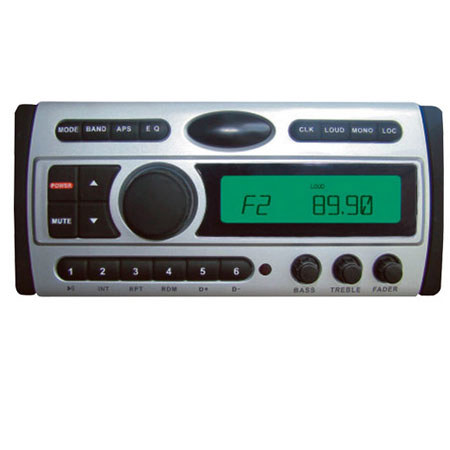 Pyle PLCDMR97 1.5-Din AM/FM Receiver/CD/CDR/MP3/AM-FM Marine Grade Player
