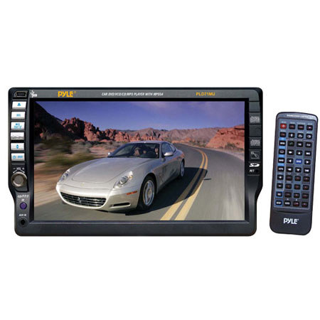 Pyle PLD71MU 7" TFT Touchscreen DVD/CD/MP3/CD-R/USB/AM/FM/RDS Receiver
