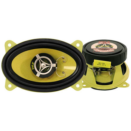 Pyle PLG46.2 4" x 6" 180 Watt Two-Way Speakers, Pair