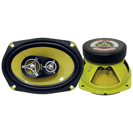 Pyle PLG69.3 6"x9" 360 Watt Three-Way Speakers, Pair