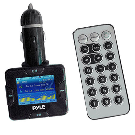 Pyle PLMP3C21 Plug In Car MP3/USB/SD/MMC/MP4/iPod FM Modulator/Transmitter