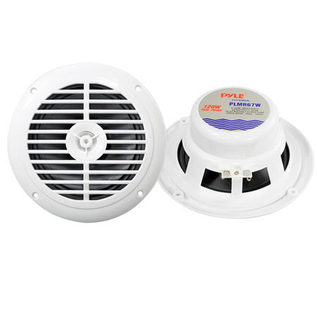 Pyle PLMR67W 6 1/2" Dual Cone Waterproof Stereo Speaker System