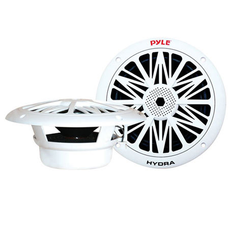 Pyle PLMR82 300 Watts 8" 2 Way Marine Speakers, White