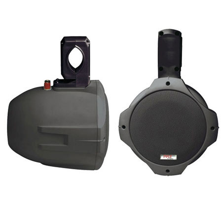 Pyle PLMRB65 6.5" 200 Watts Two-Way Wake Board Speakers, Pair, Black