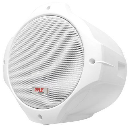 Pyle PLMRW65 6.5" 200 Watts Two-Way Wake Board Speakers, Pair, White