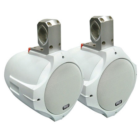 Pyle PLMRW85 8" 300 Watts Two-Way Wake Board Marine Speaker, Pair