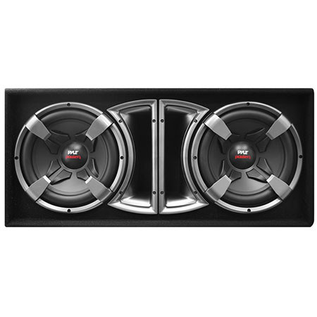 Pyle PLPPS210 20" Dual Slim Design Forward Vented Enclosure System