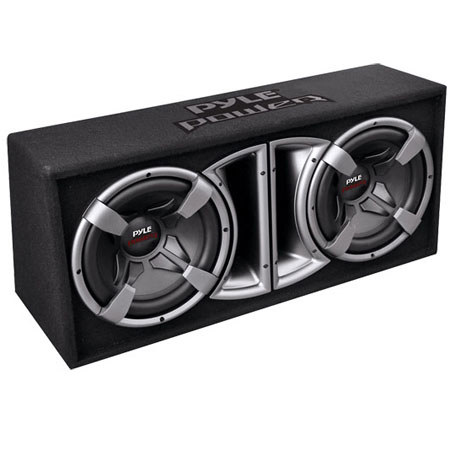 Pyle PLPPS212 12" Dual Slim Design Forward Vented Enclosure System