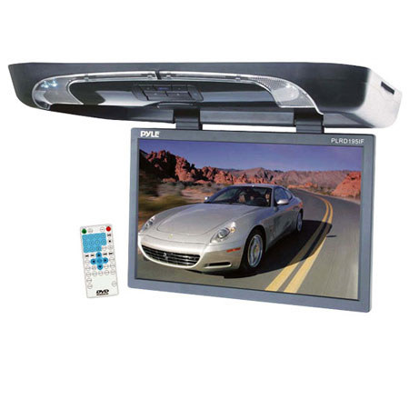Pyle PLRD195IF 19" Flip Down Monitor with DVD/SD/USB Player