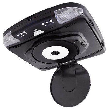 Pyle PLRD92 9" Flip Down Roof Mount Monitor with DVD Player