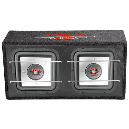 Pyle PLSQBS102 Dual 10" 1000 Watts Subwoofer Enclosure