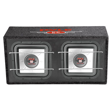 Pyle PLSQBS122 Dual 12" 2000 Watts Subwoofer Enclosure
