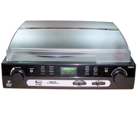 Pyle PLTTB9U USB Turntable with USB/SD Card Encoder