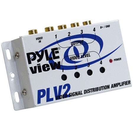Pyle PLV2 1 Into 4 Mobile Video Signal Distribution Amplifier