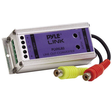 Pyle PLVHL60 2 Channel Speaker to RCA Converter