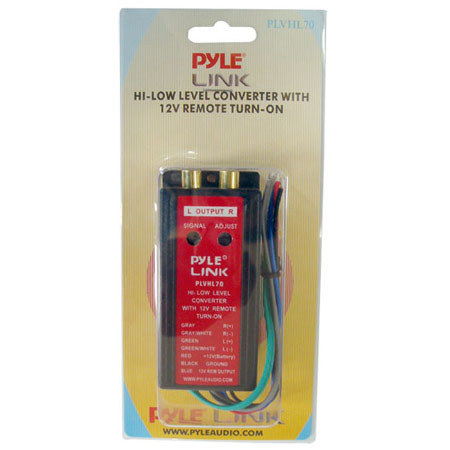 Pyle PLVHL70 2-Channel High Level to Low Level Converter