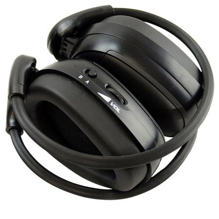 Pyle PLVWH1 In-car Infrared Dual-Channel Wireless Stereo Headphones