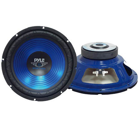 Pyle PLW10 10" 600 Watts Subwoofer, Blue