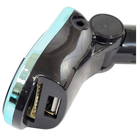 Pyle PMP3A2 Mobile SD/USB/MP3 Compatible Player, Aqua, w/FM Transmitter