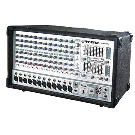 Pyle PMX1206 12 Channel 1000 Watts Powered Mixer