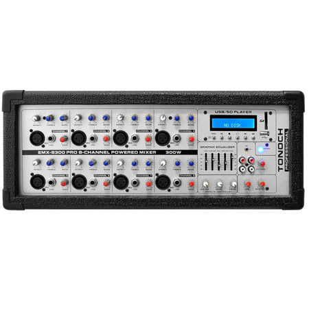 Pyle PMX630I 8 Channel 800 Watt Professional Mixer
