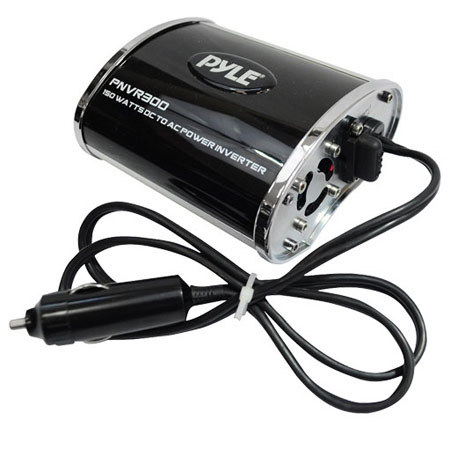 Pyle PNVR300 Plug In Car 300 Watts 12V DC to 115V AC Power Inverter