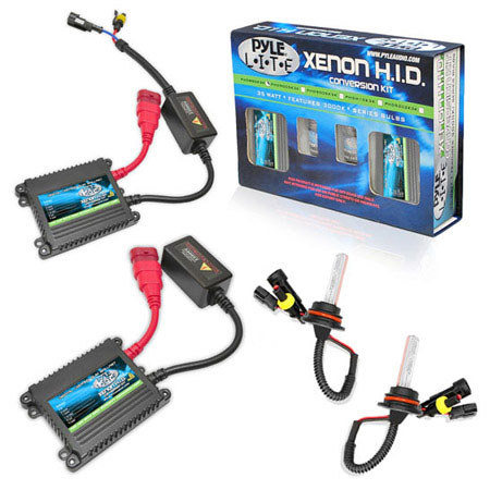 Pyle PSB5202K6K 6000K Slim Ballast Single Beam HID Xenon Driving Lights