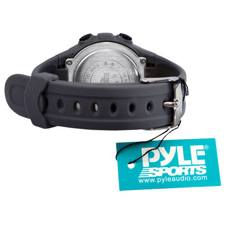 Pyle PSWGM64 Gymaster Fitness Multi-Function Watch with Pacer, Silver