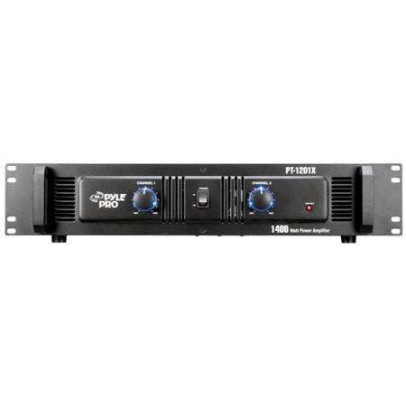 Pyle PT1201X 1400 Watt Professional DJ Power Amplifier