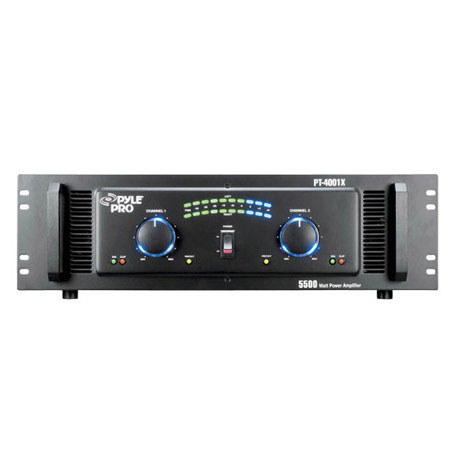 Pyle PT4001X 5500 Watt Professional DJ Power Amplifier
