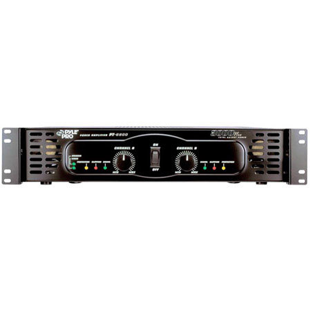 Pyle PT6800 3000 Watt x 2 Bridgeable Power Amplifier