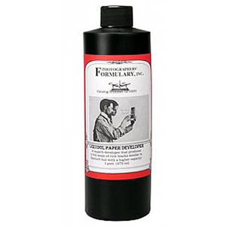 Photographers' Formulary 1Lt Liquidol Photo Paper Developer, Makes 10Lt Solution