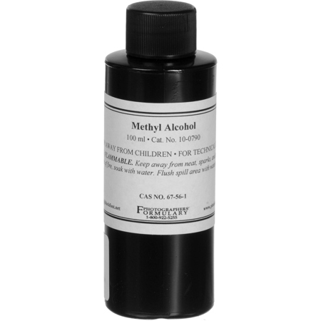 Photographers' Formulary 100ml Methyl Alcohol (99% ), Hazmat
