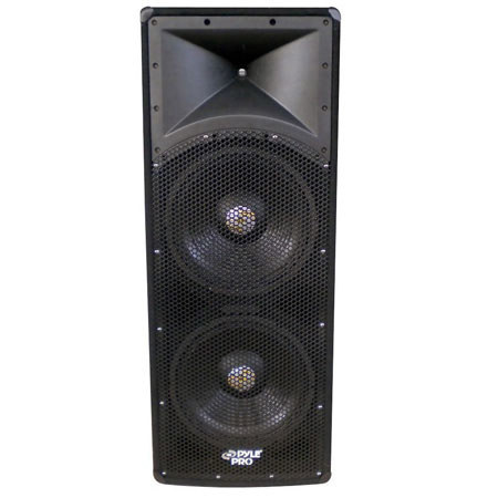 Pyle PADH124 1200 Watt Dual 12" 3 Way PA Speaker Cabinet