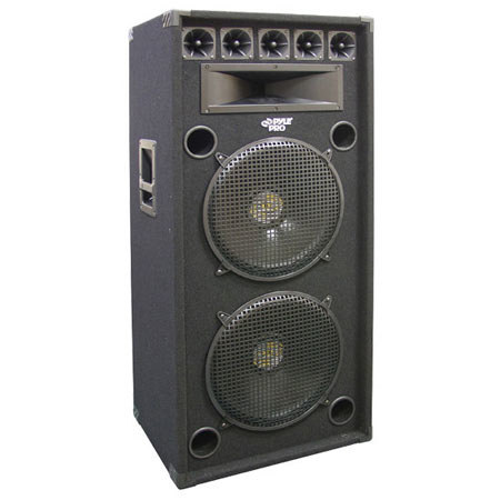 Pyle PADH152 1200 Watt Dual 15" 8-Way Stage Speaker Cabinet